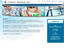 Tablet Screenshot of colmaricanalyticals.com